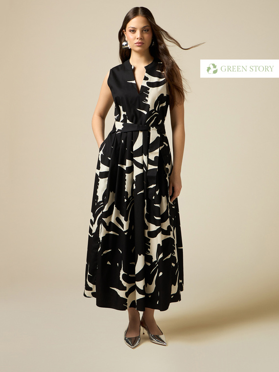 Long eco-friendly cotton dress