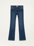 Jeans flared eco-friendly con dettaglio di catene image number 4