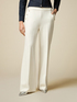 Milano-stitch palazzo trousers image number 1