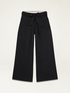 Poplin palazzo trousers image number 4