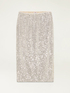 Sequin pencil skirt image number 4