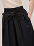 Midi skirt with bow belt image number 2