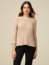 Cotton blend lurex sweater image number 0
