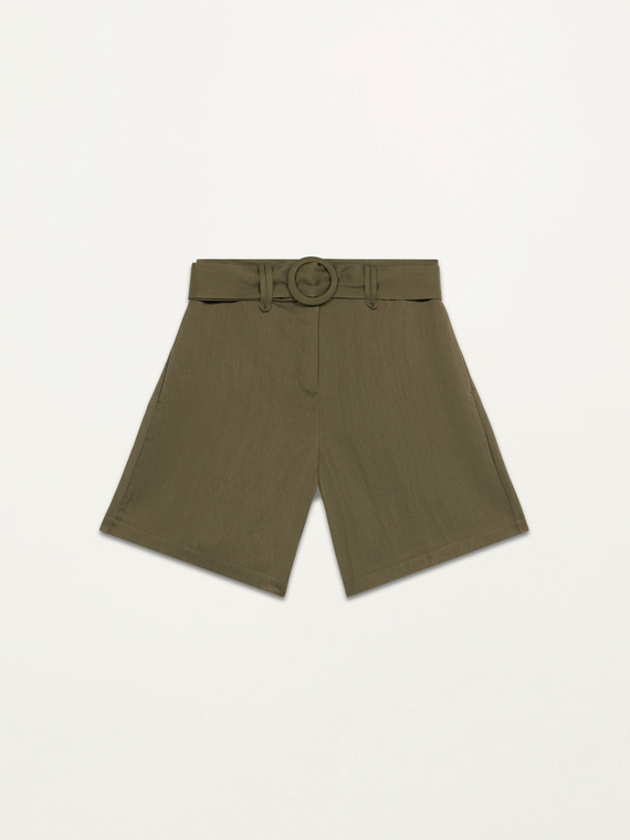 Tencel-blend shorts