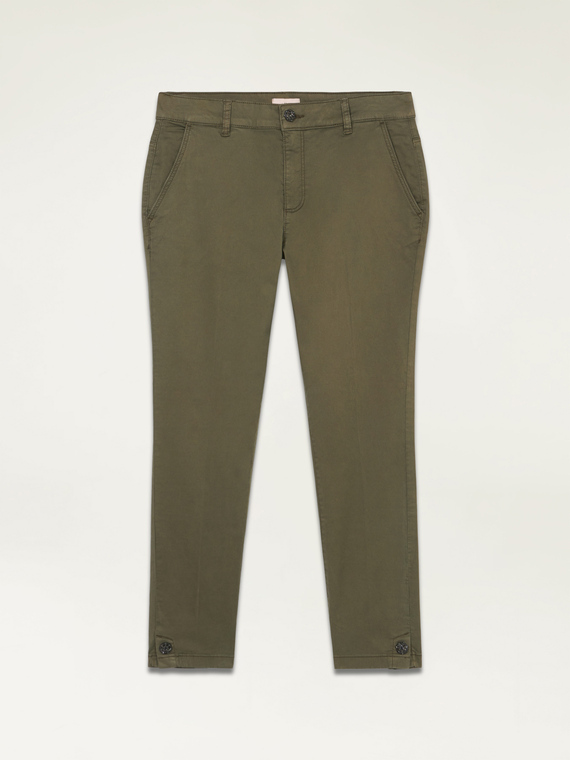 Chinos with jewel detail