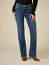 Jeans flared eco-friendly con dettaglio di catene image number 3
