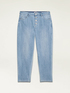 Jeans boyfit eco-friendly con bottoni gioiello image number 4