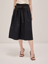 Midi skirt with bow belt image number 3
