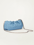 Braided denim pouch bag image number 3
