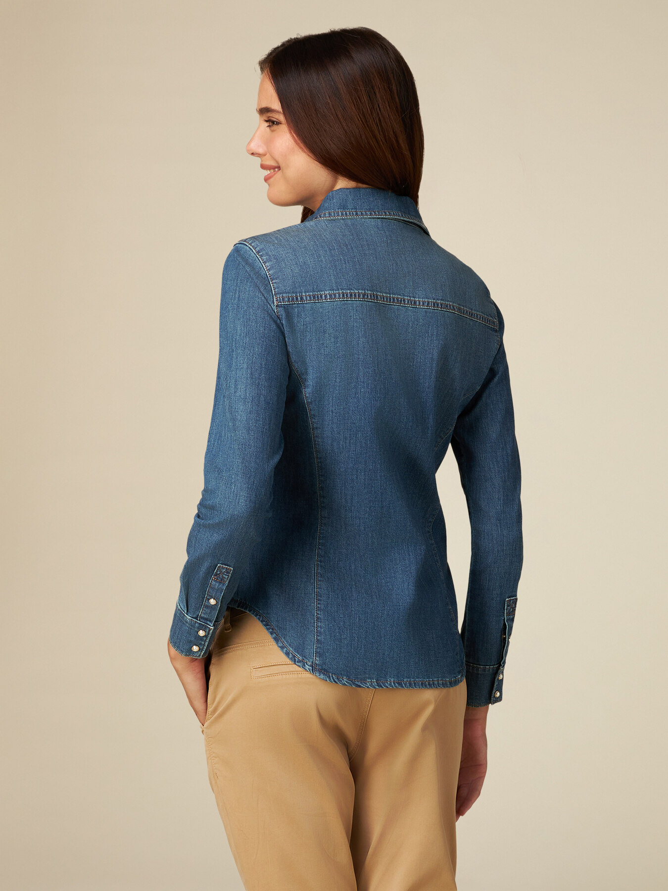 Camicia in denim eco-friendly image number 1