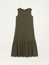 Vestito lungo in jersey effetto cupro image number 4