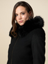 Manteau avec bordure en fourrure et int&eacute;rieur matelass&eacute; image number 2