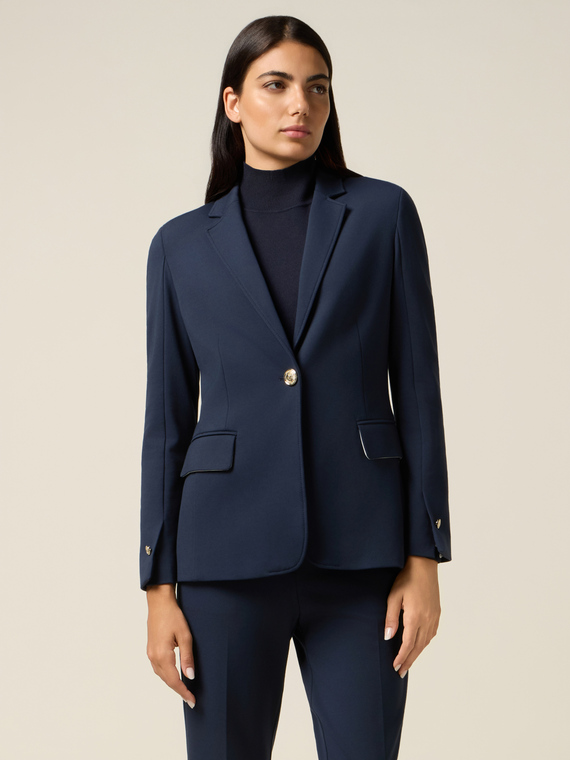 Blazer en jersey milano