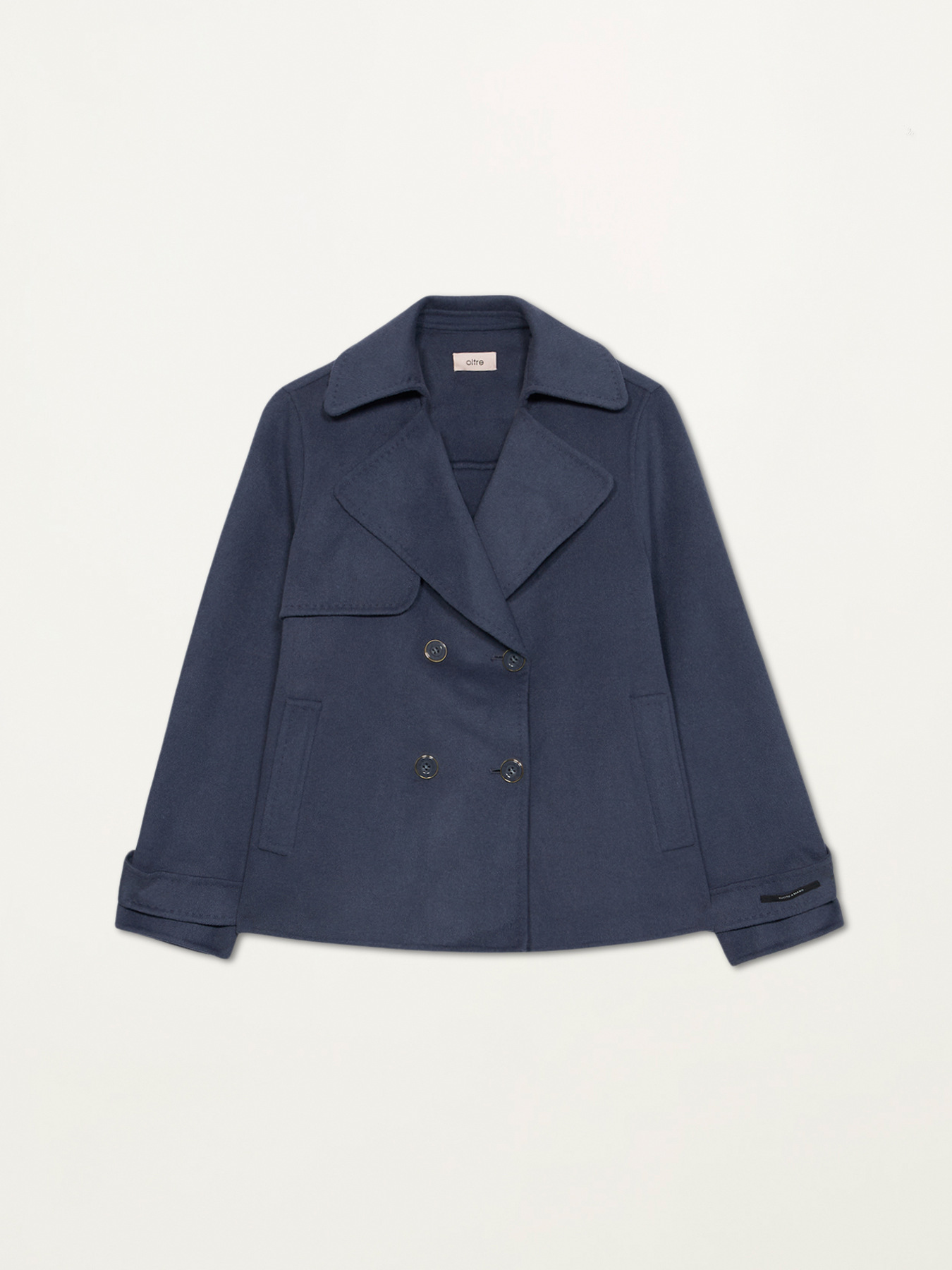 Short wool blend coat image number 3