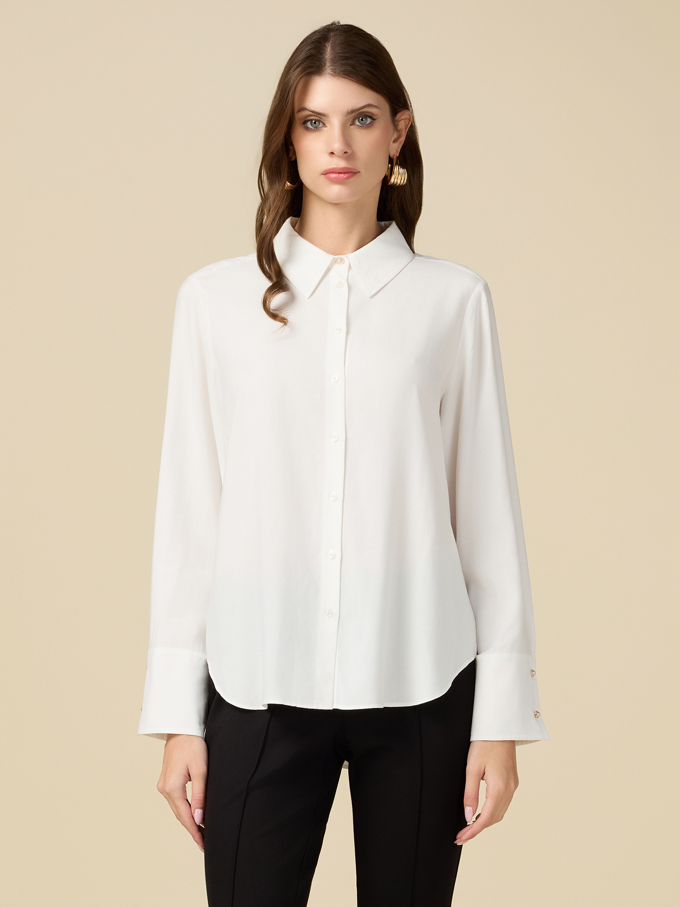 Hemdbluse aus Viskose image number 0