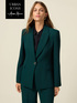 Blazer en tissu cr&ecirc;pe image number 0