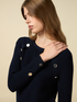 Robe en maille avec boutons image number 2