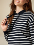 Maglia a righe con pizzo al fondo image number 2