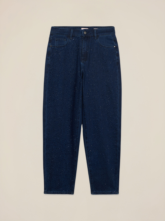 Jean regular avec cristaux