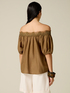 Blusa off shoulders con pizzo image number 1