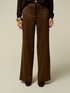 Checked Milano stitch palazzo trousers image number 3