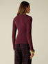 V-neck cashmere blend t-shirt image number 1
