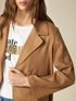 Short linen blend jacket image number 2