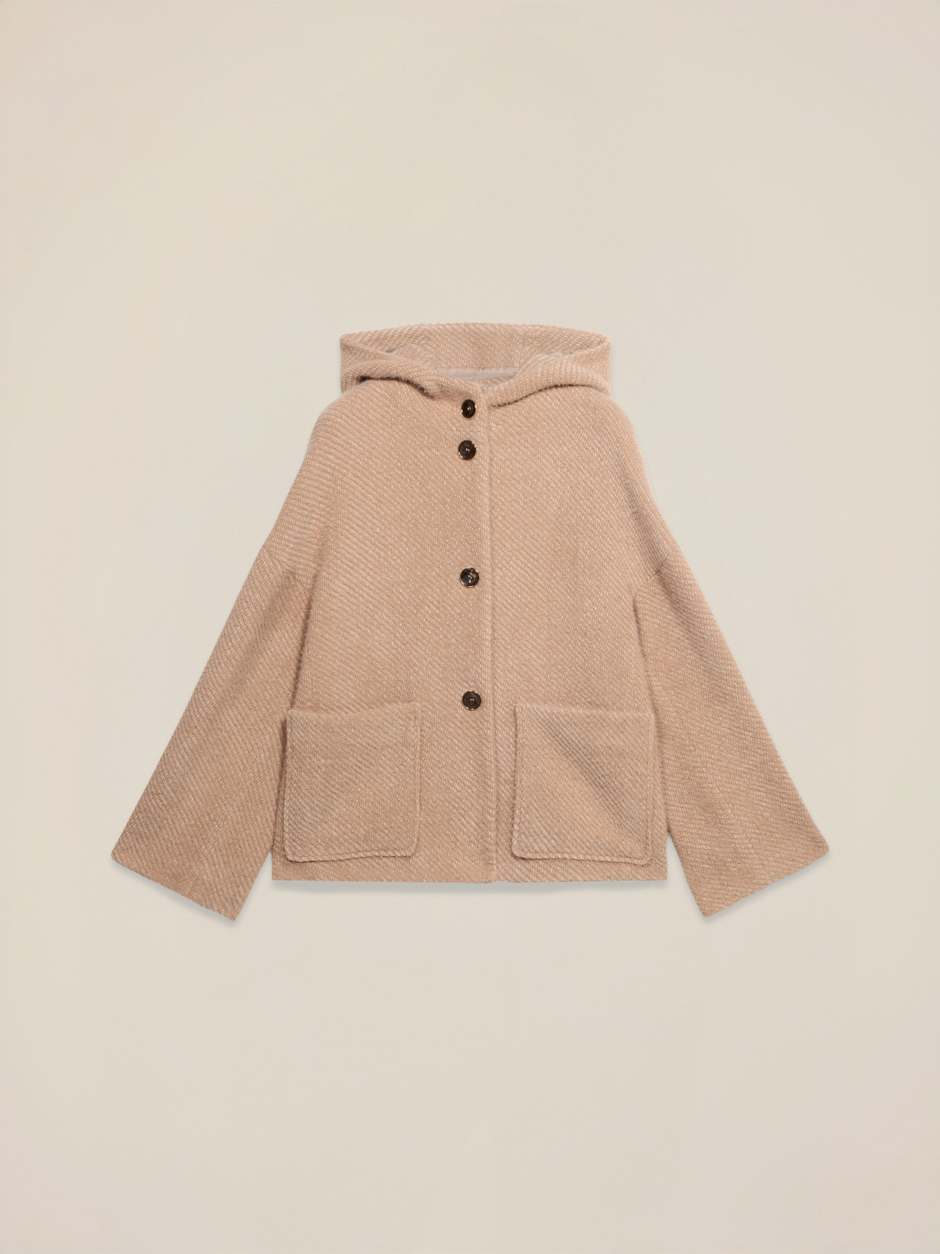 Manteau court en tissu tricot&eacute; image number 3