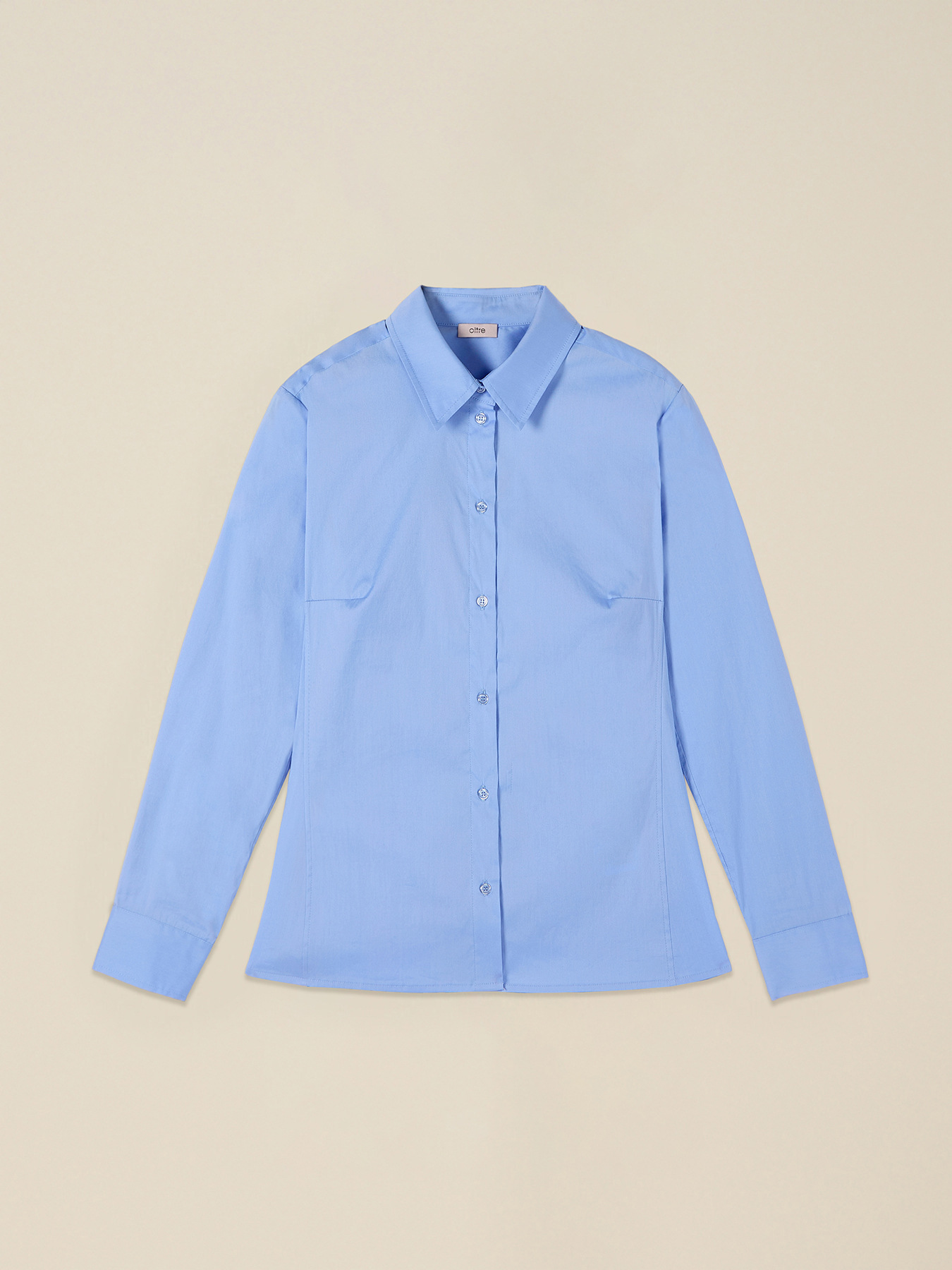 Camicia basic in popeline image number 3