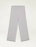 Flowing fabric palazzo trousers image number 1