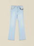 Flared Jeans mit dekorativen Ketten image number 4