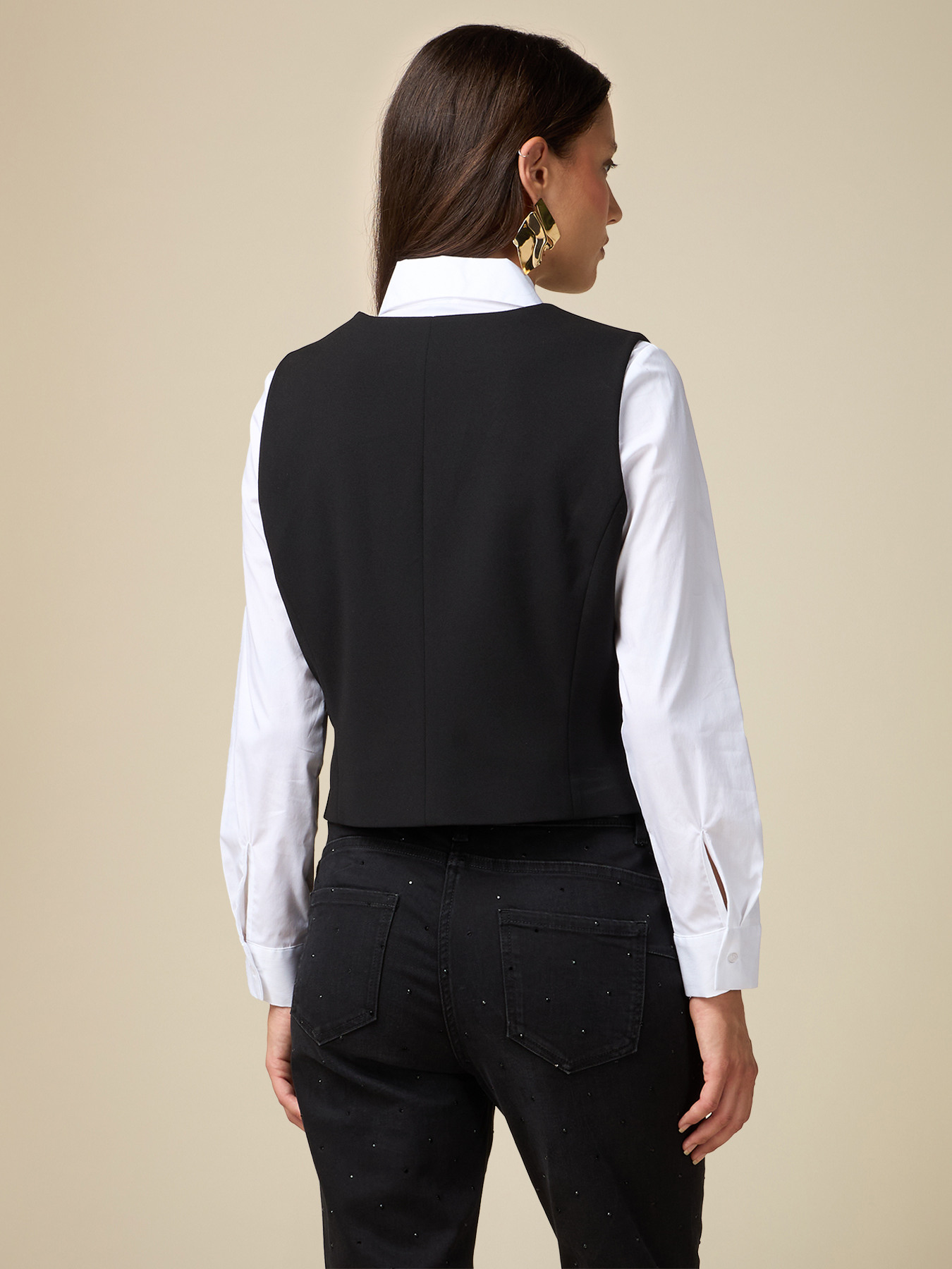 Weste mit bezogenen Kn&ouml;pfen image number 1