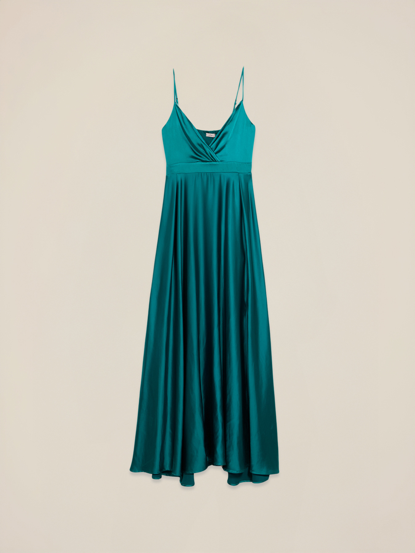 Rochie lungă din satin image number 4