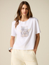 T-shirt in cotone con applicazioni image number 0