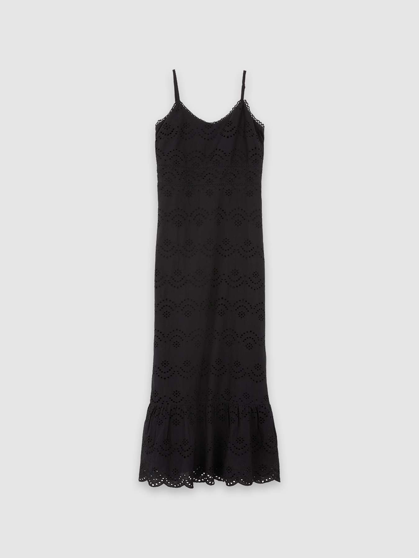 Vestito lungo in pizzo sangallo image number 3