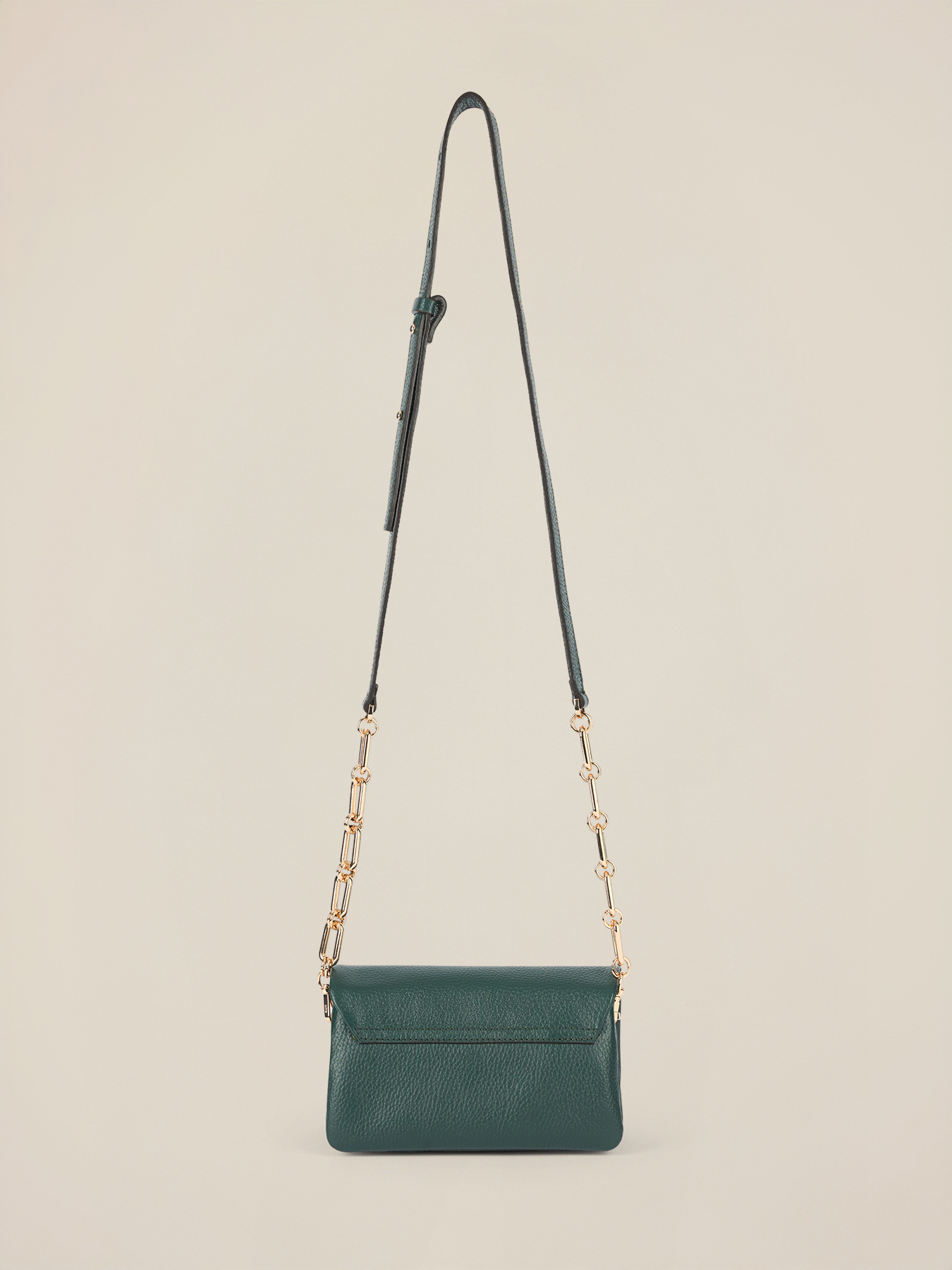 Small genuine leather shoulder bag image number 2