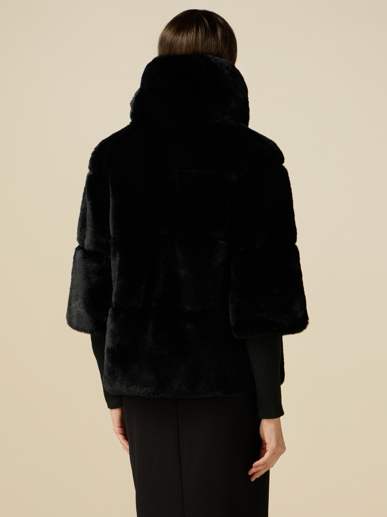 Teddyb&auml;r-Jacke mit Strickb&uuml;ndchen image number 1