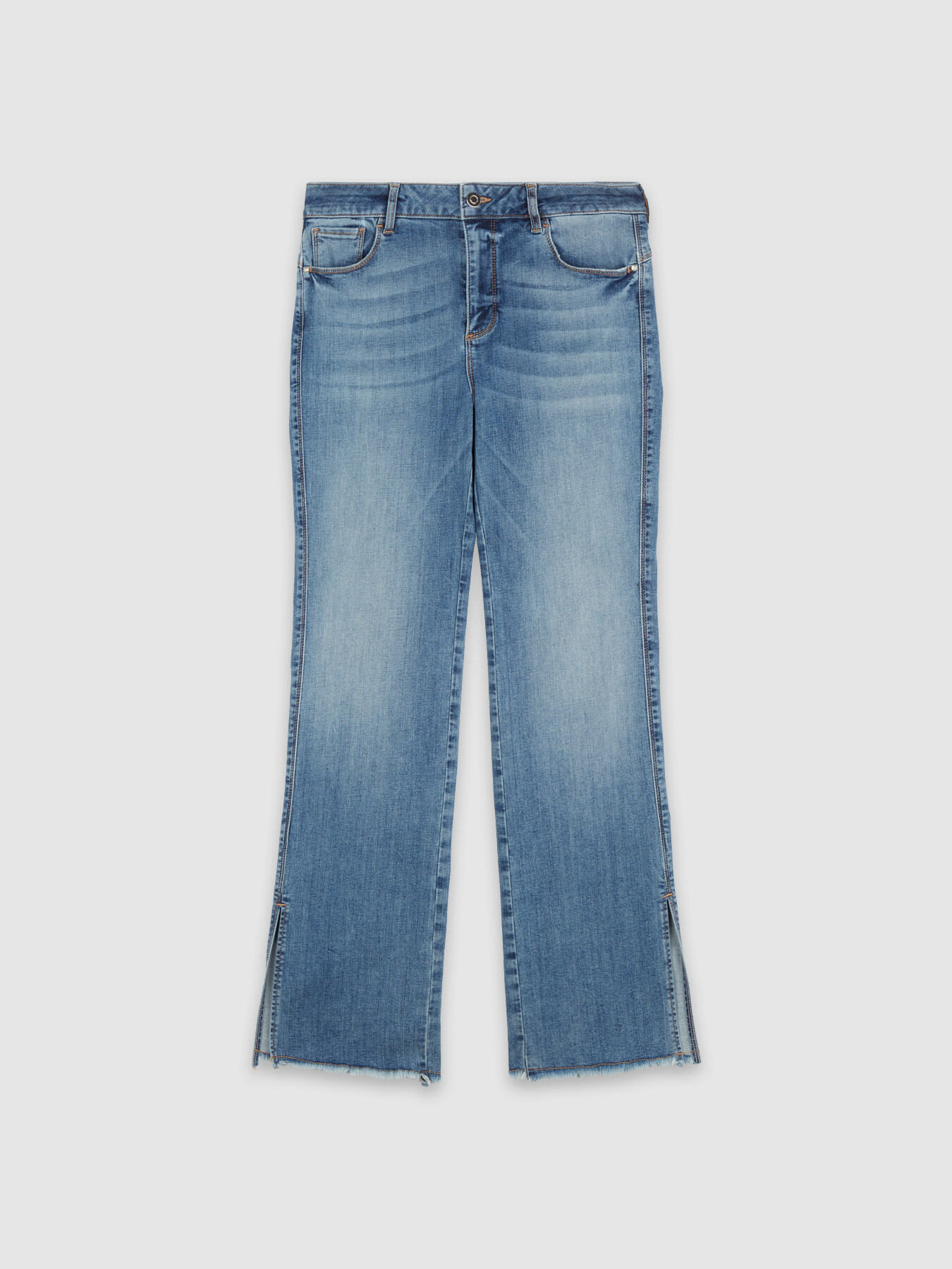Jeans regular con foulard image number 3