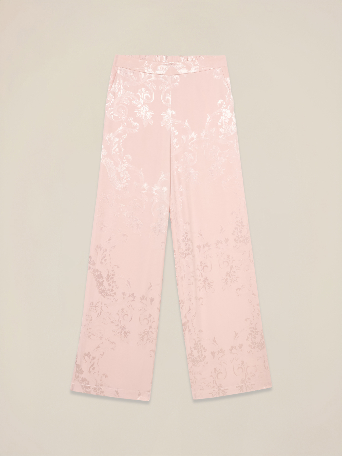 Pantaloni palazzo jacquard image number 4