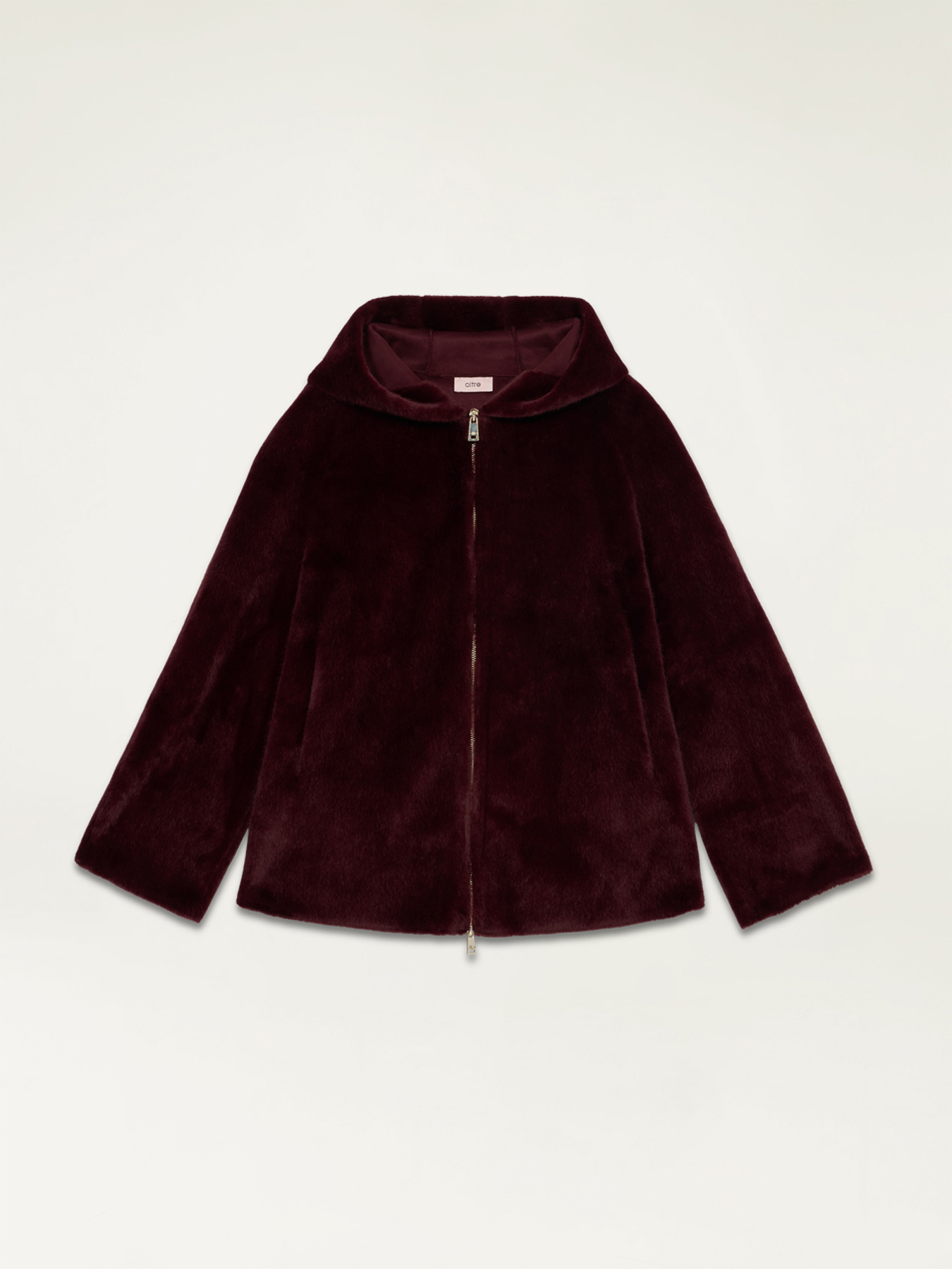 Giubbotto teddy con cappuccio image number 3