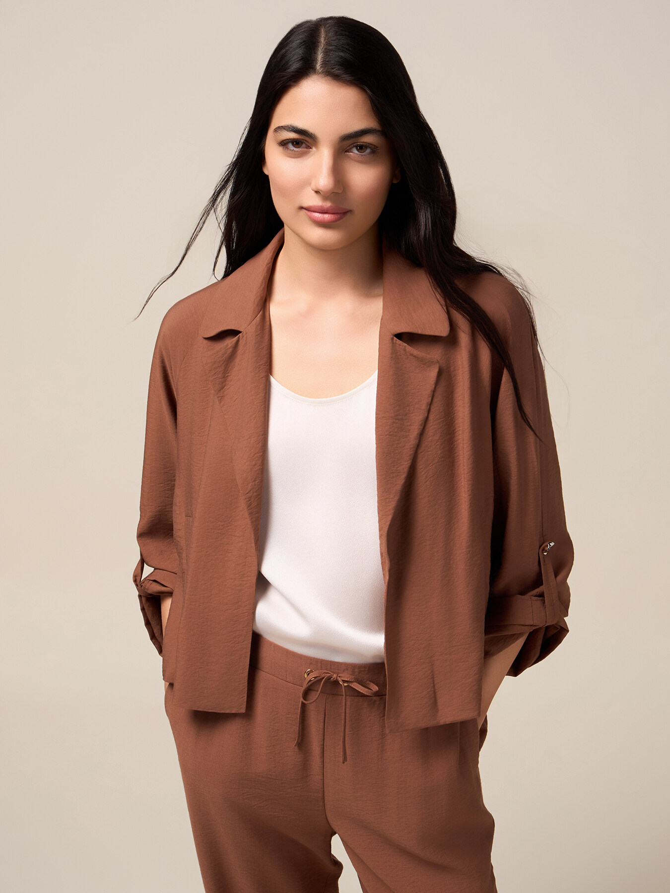 Fluid unstructured jacket image number 0