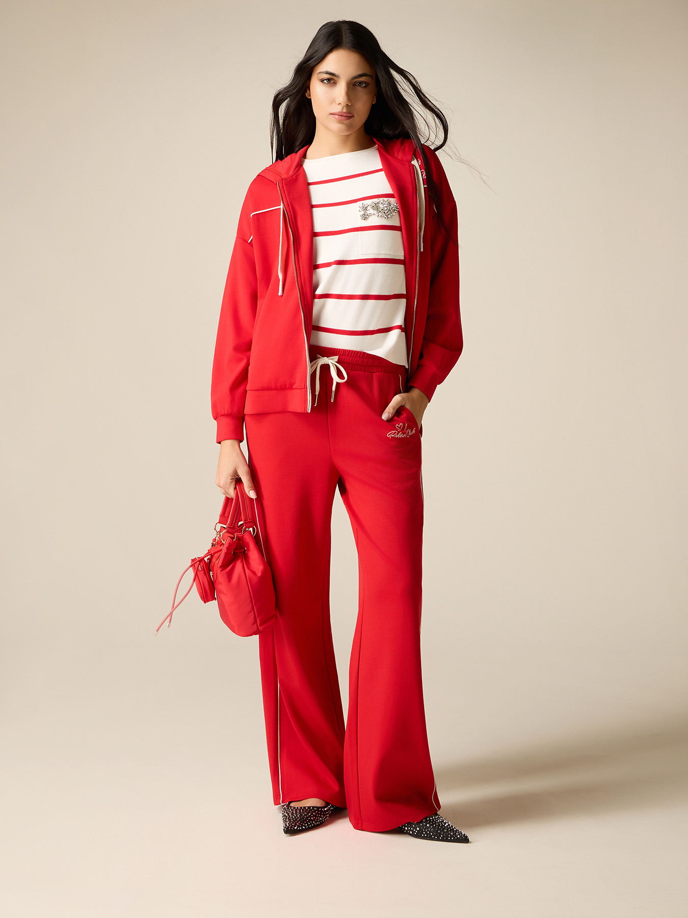 Pantaloni din jersey cu profil image number 0