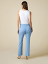 Milano-stitch flared trousers image number 1