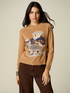Pullover aus Wollmischung mit Intarsien und Steinbesatz image number 0