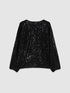 Blusa in paillettes image number 1