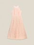 Rochie midi din dantelă amestec de bumbac image number 5