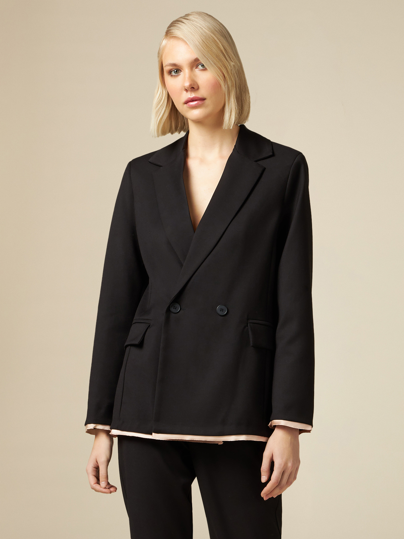 Blazer avec des bords contrastants image number 0