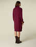 Oversized dress in viscose blend knit image number 1