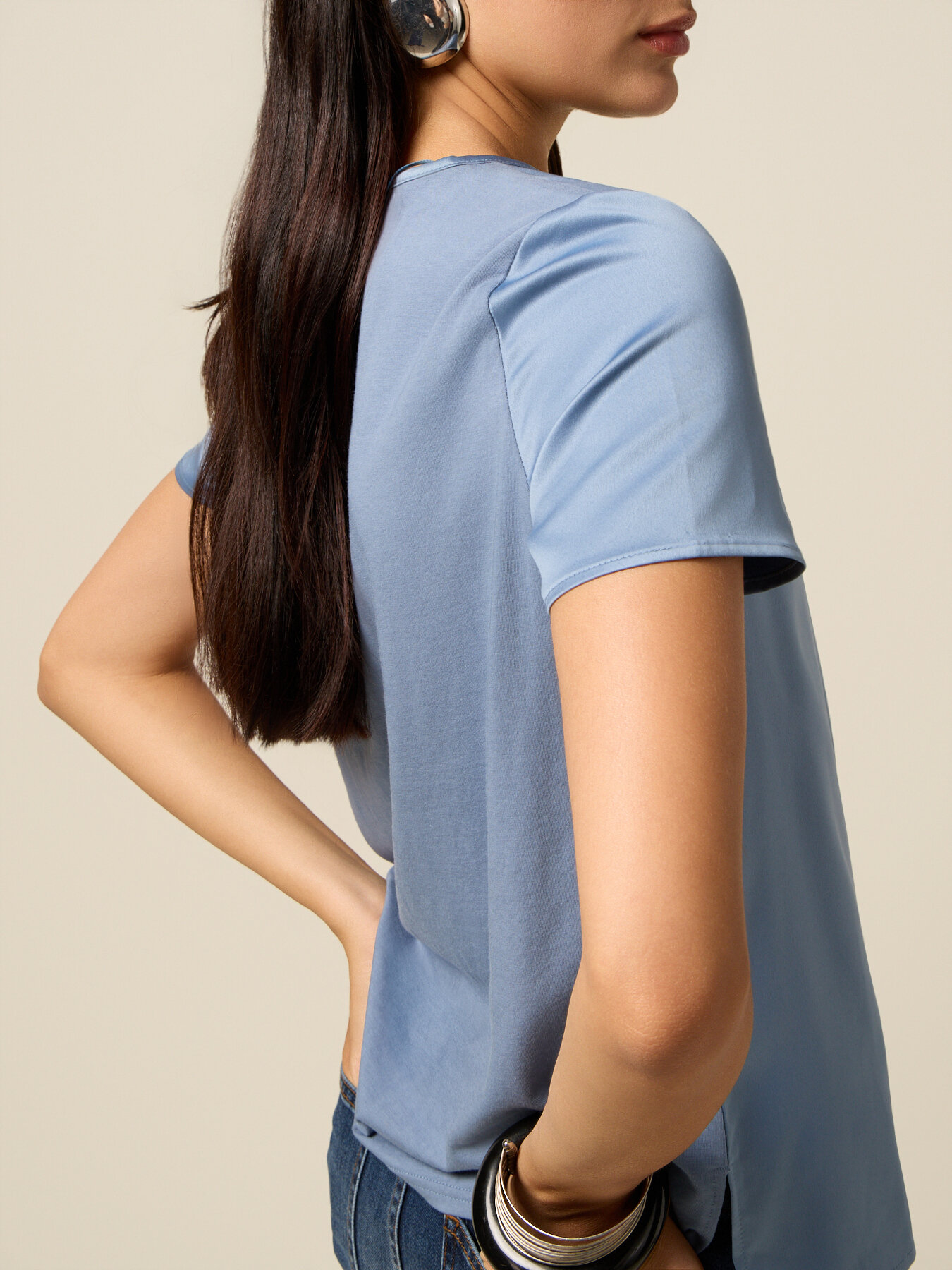 Camiseta bimaterial image number 2