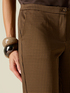 Houndstooth Milano stitch trousers image number 2